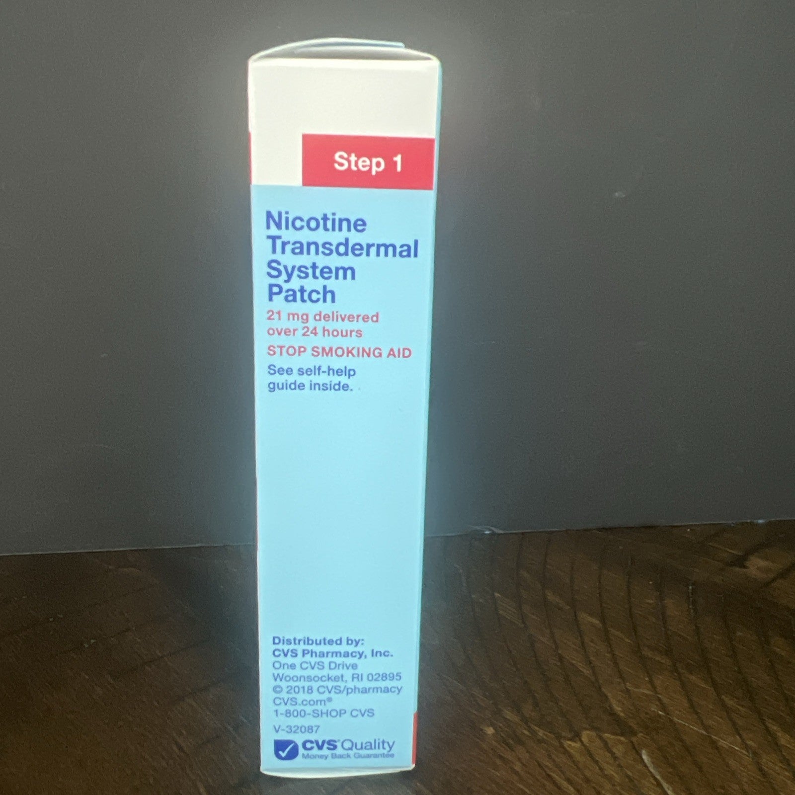 Nicotine Transdermal System Patch Step 1 21 mg 14 Patches 2 Week Kit Exp 10/26