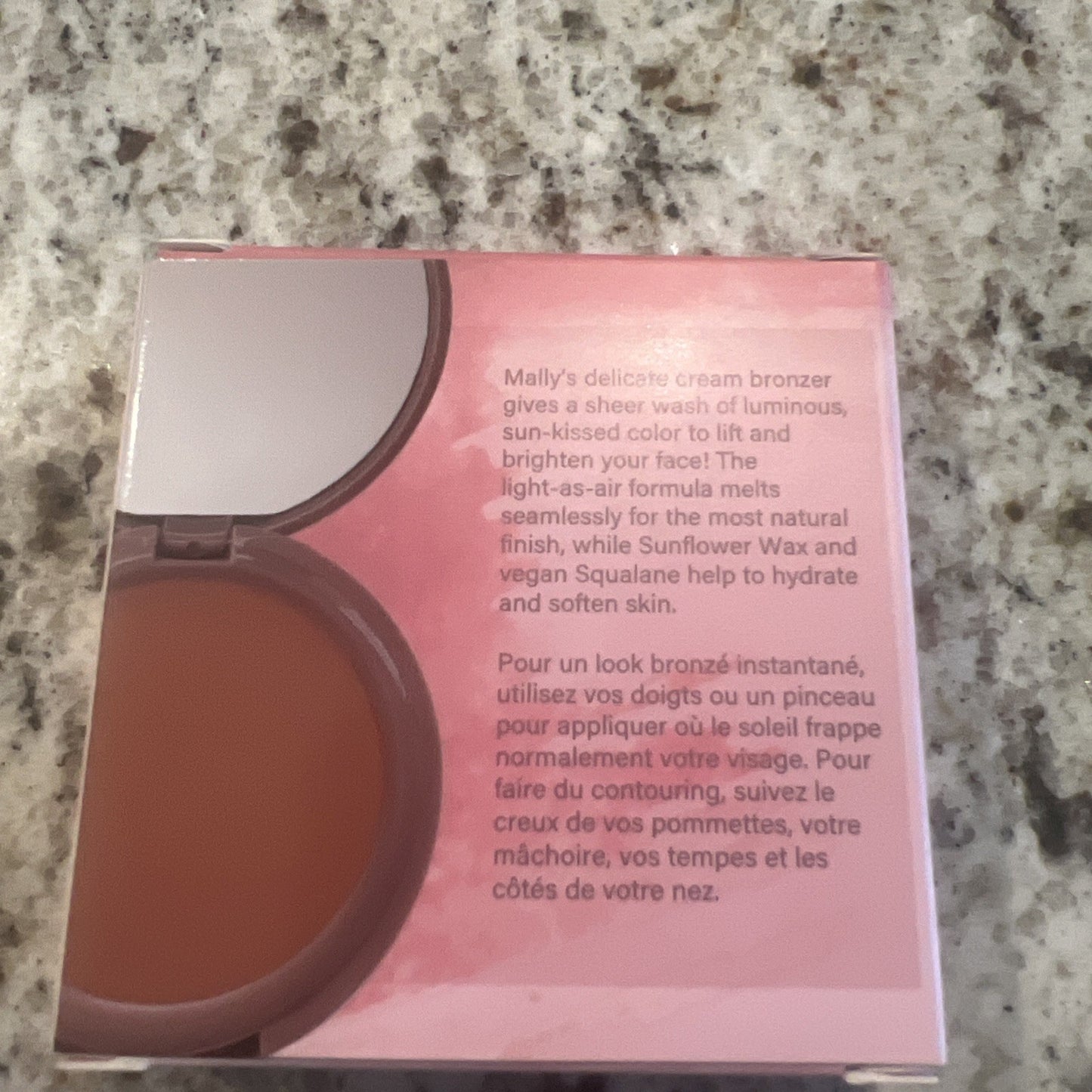 MALLY XO LIFTED VEIL RADIANT CREAM BRONZER-DEEP 0.2 oz