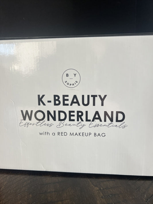 by Sophie K-Beauty Wonderland with Red Makeup Bag 