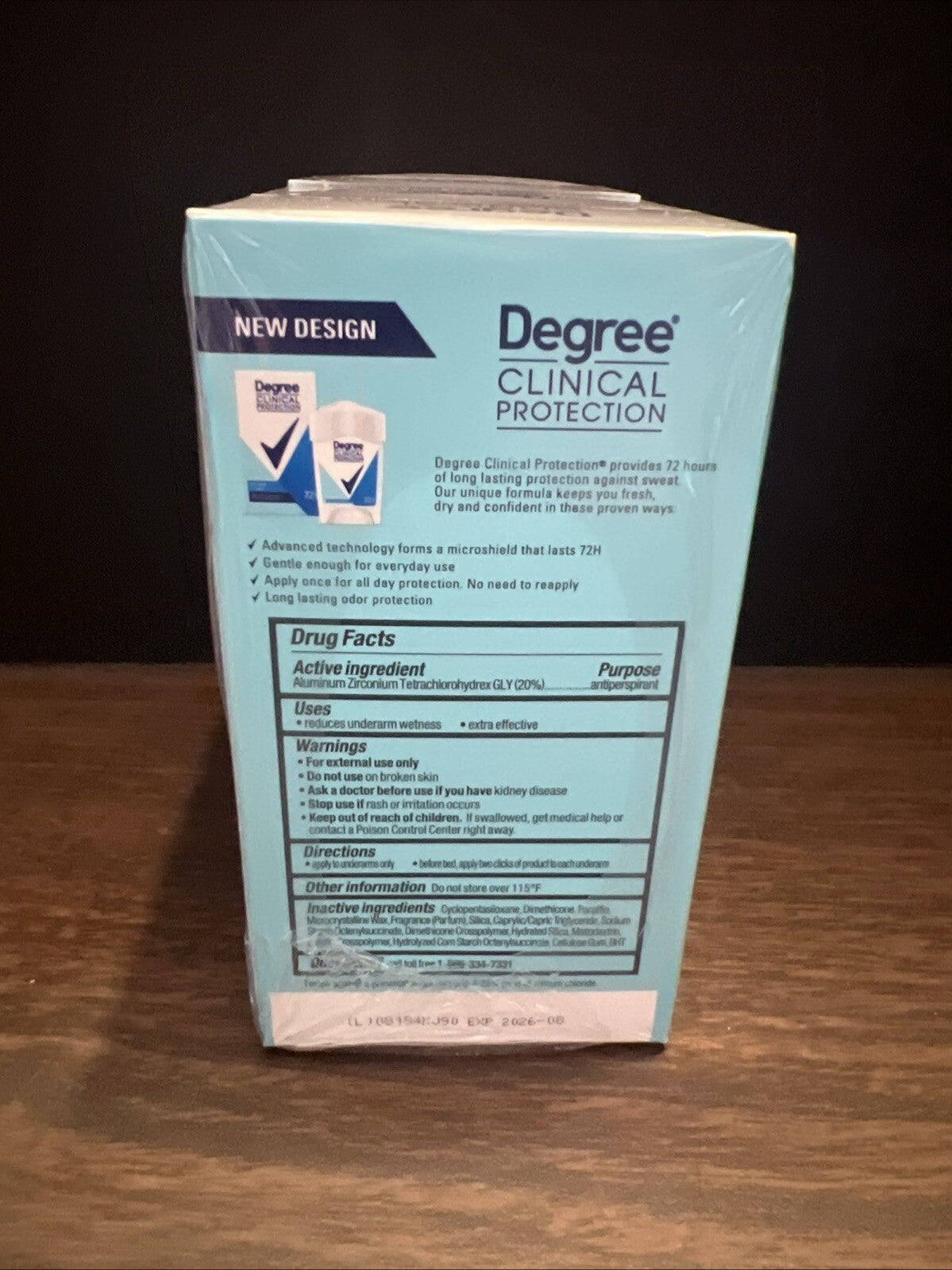 Degree Clinical Protection Antiperspirant Deodorant Shower Clean 1.7oz Pack of 3