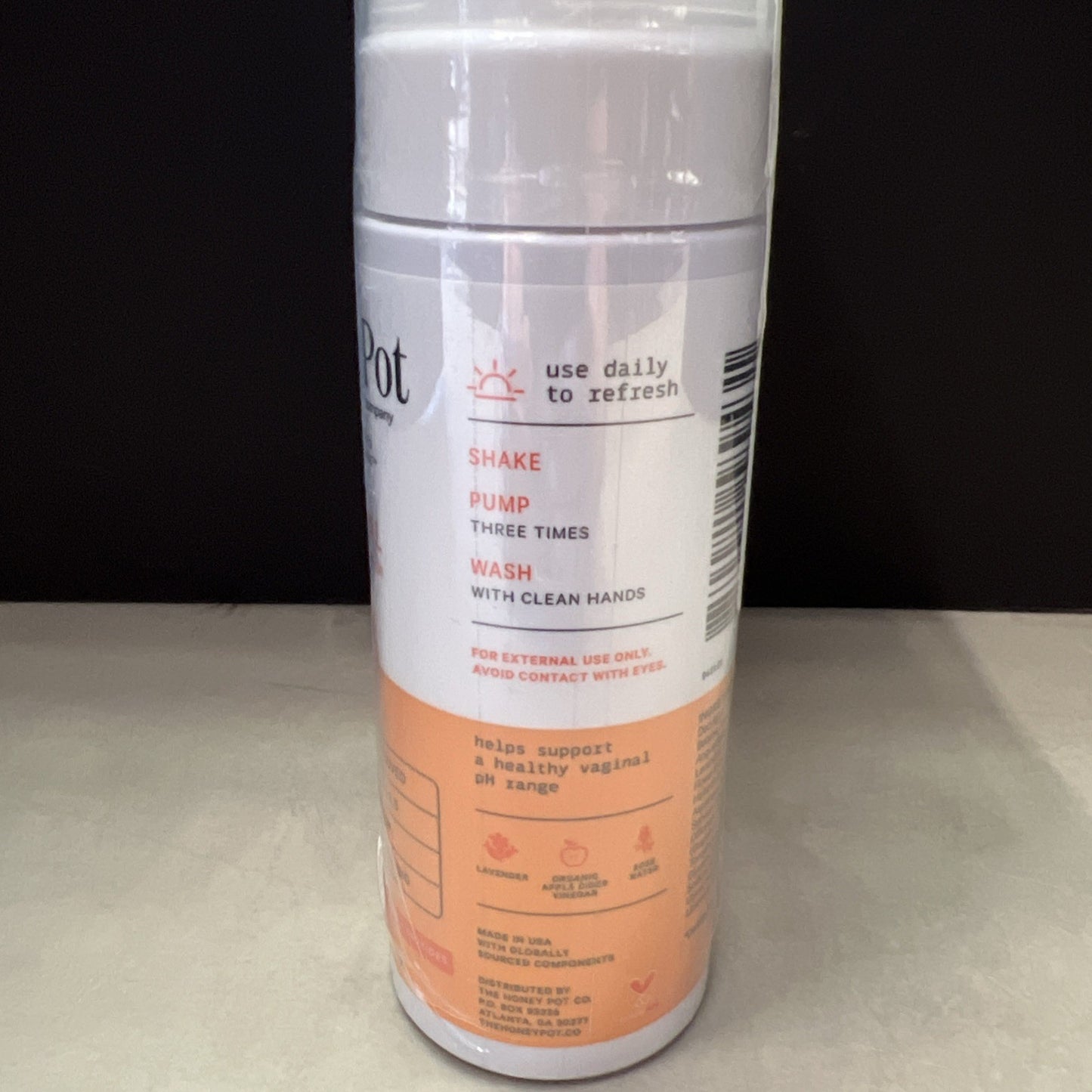 3PK The Honey Pot Company Normal Foaming Wash  5.51 FL OZ EACH SEALED NEW