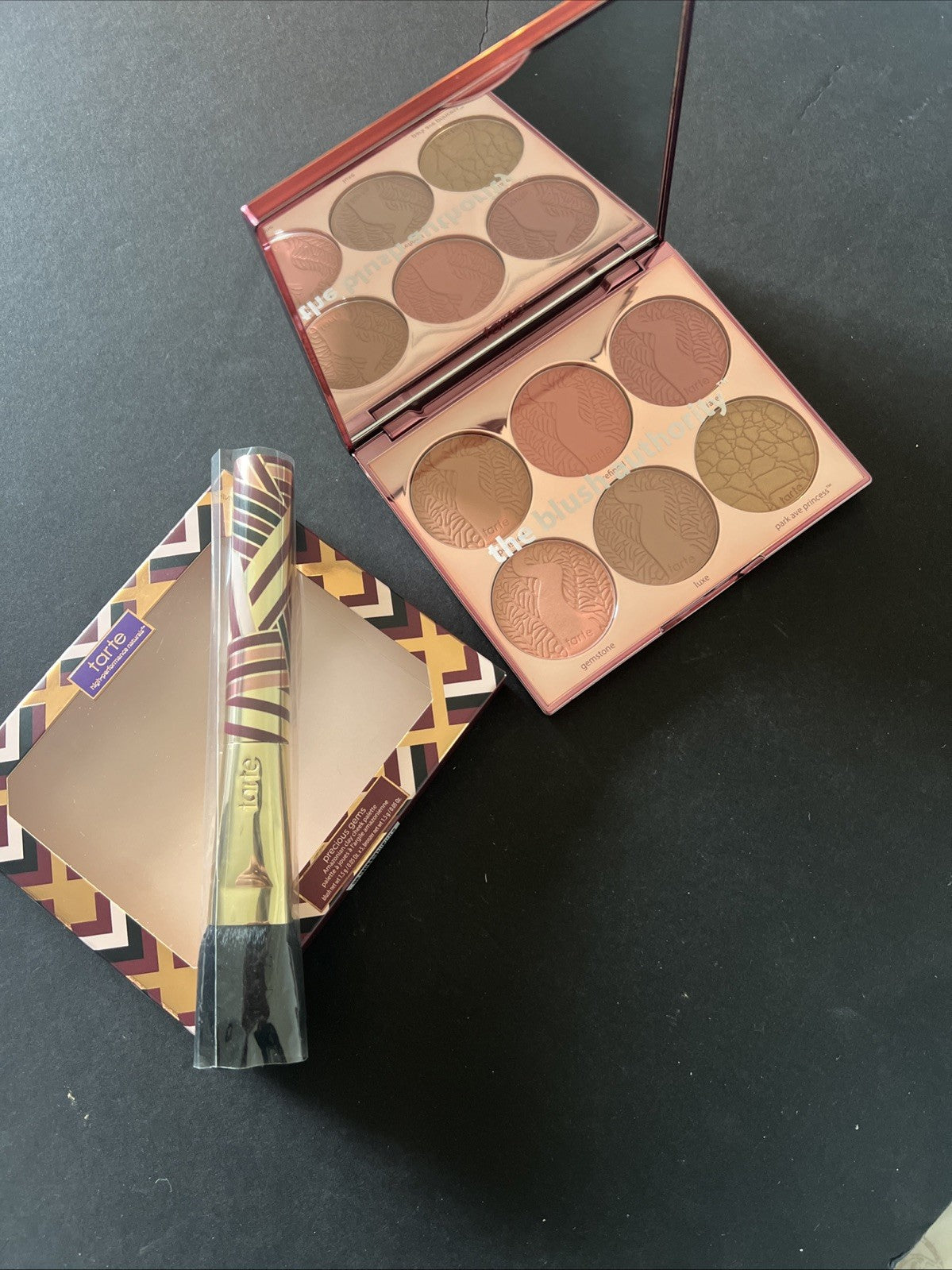 tarte Precious Gems Amazonian Clay Cheek Palette LTD Ed NEW W/BRUSH