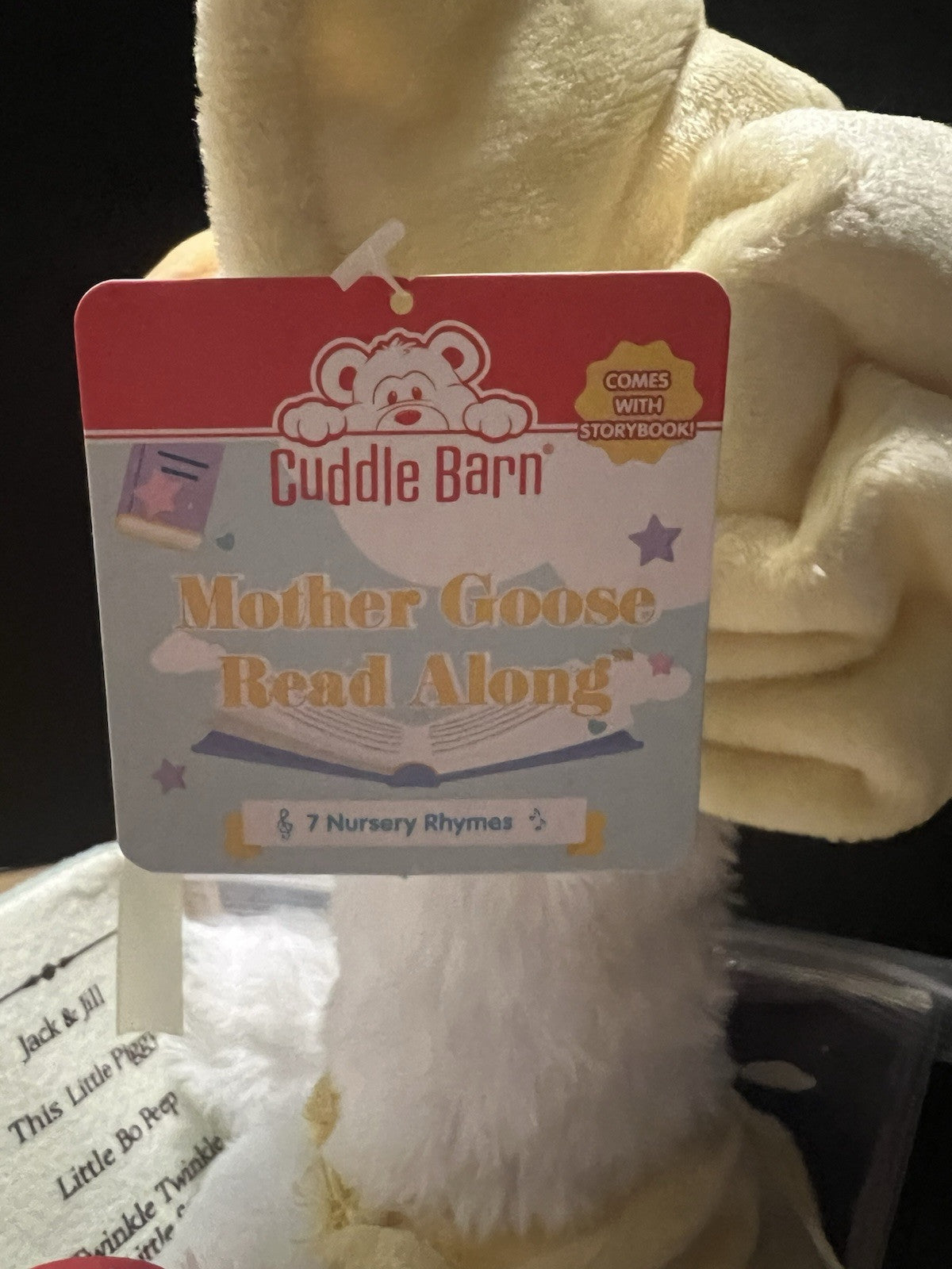 Cuddle Barn Mother Goose Animated Stuffed Animal Reads Nursery Rhymes, 14”+story