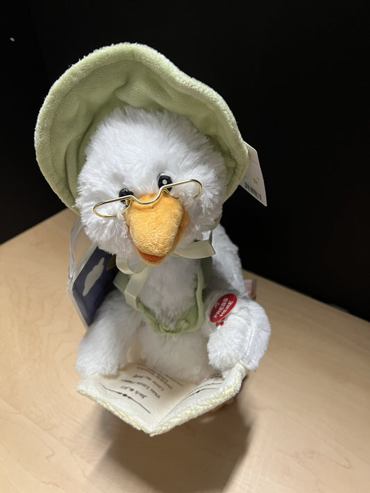 Cuddle Barn Mother Goose Animated Stuffed Animal Reads Nursery Rhymes, 14”+story