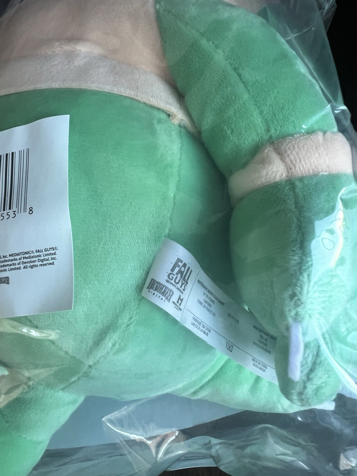 FALL GUYS Offical Ultimate Knockout RAPTOR 18 In Plush Toy Stuffed Animal 