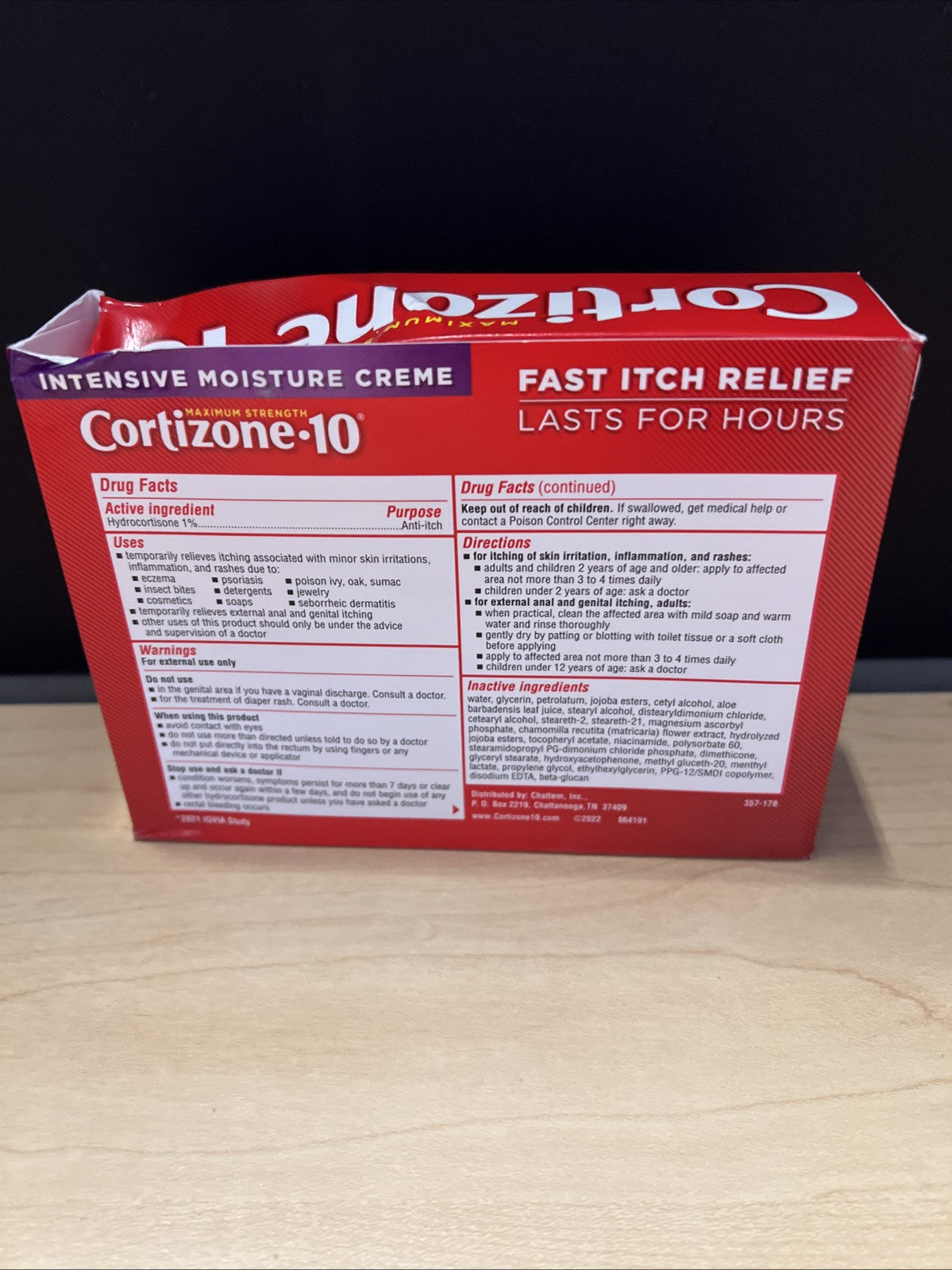 cortizone 10 Maximum Strenght Intensive Healing 1% hydrocortisone Anti Itch...
