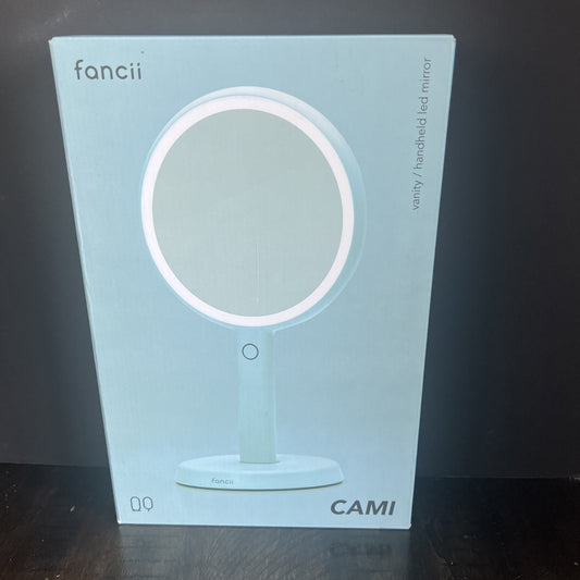 Fancii Cami Vanity / Handheld LED Mirror (New Sealed) Teal