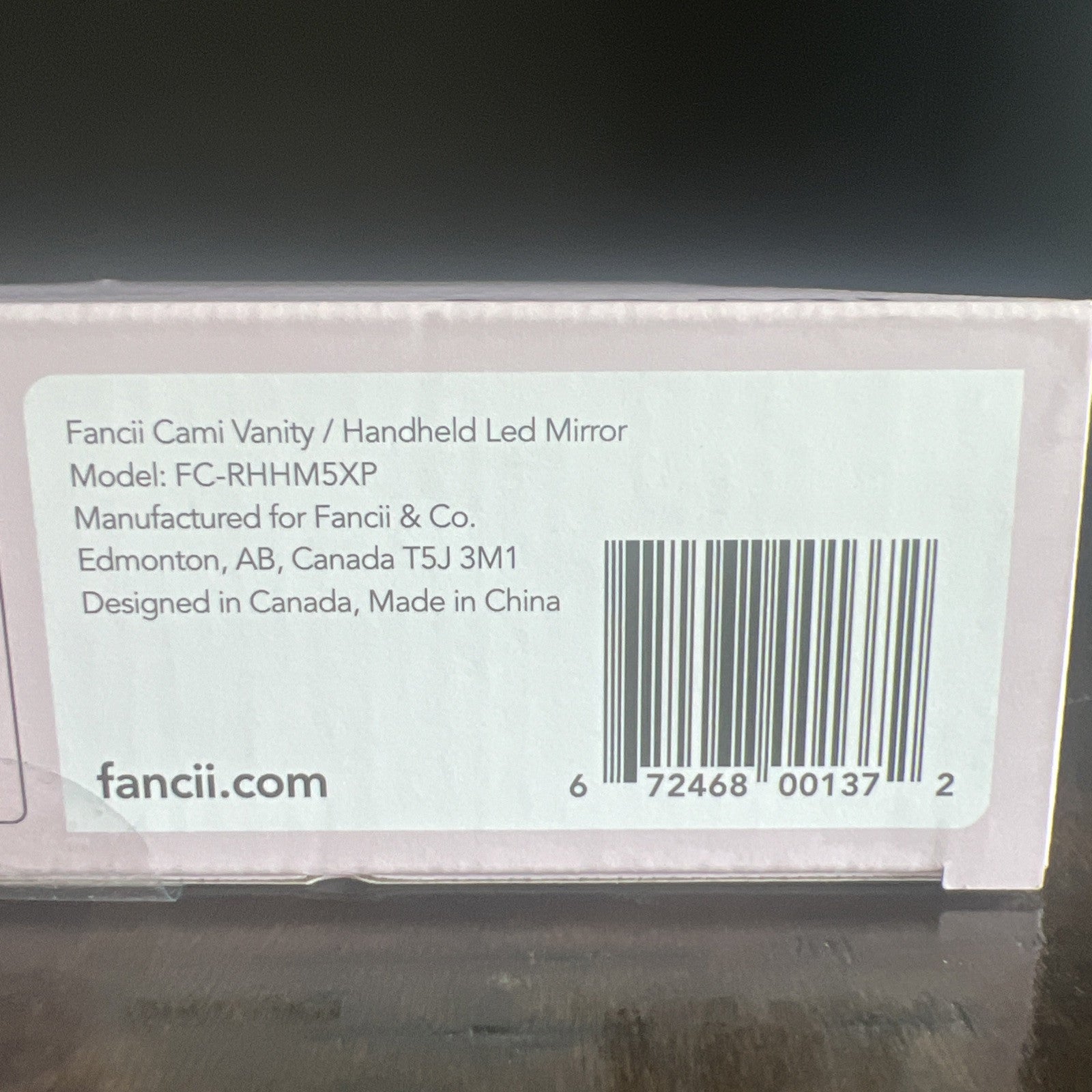 Fancii Cami Vanity / Handheld LED Mirror (New Sealed) Pink