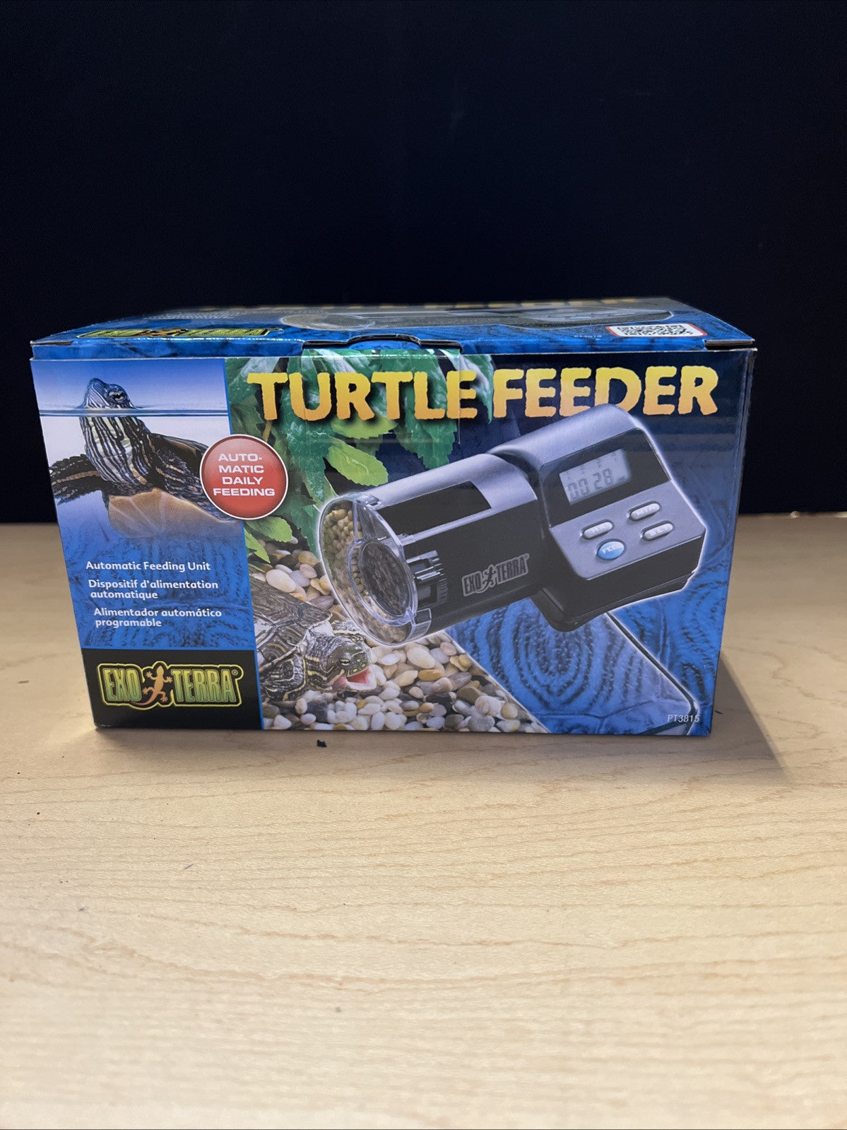 Exo Terra Turtle Feeder Automatic Feeding Unit New