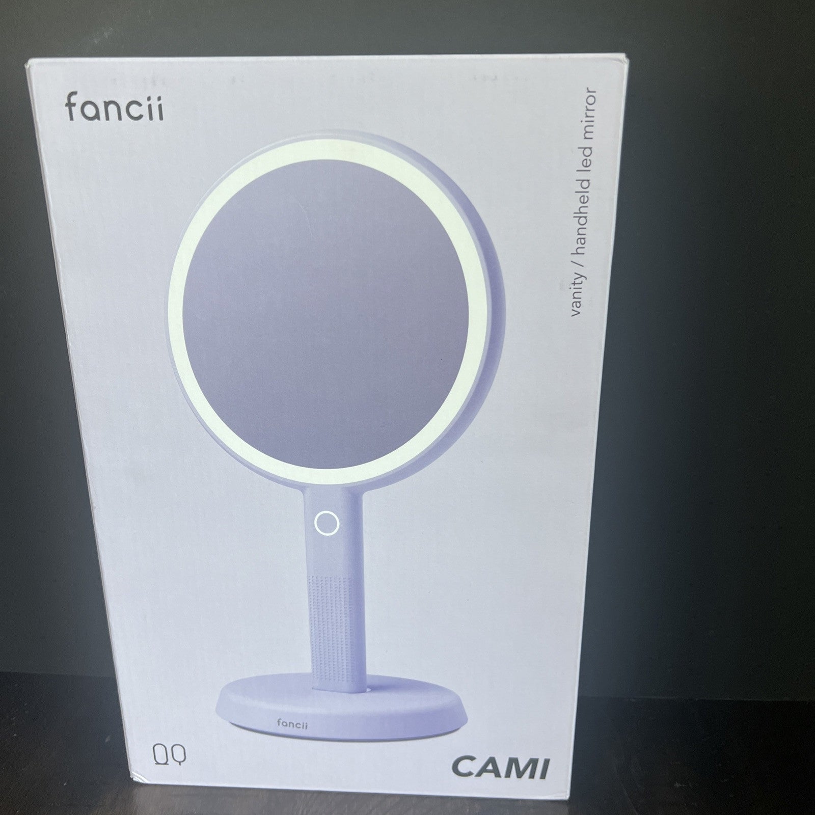 Fancii Cami Vanity / Handheld LED Mirror (New Sealed) Purple