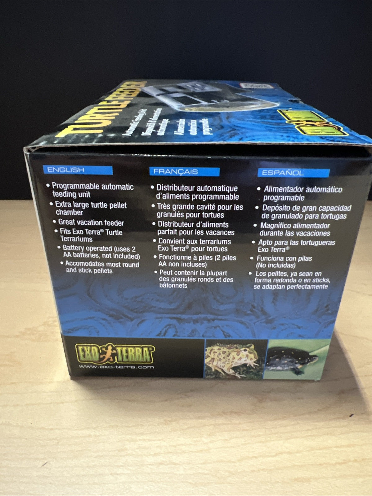 Exo Terra Turtle Feeder Automatic Feeding Unit New
