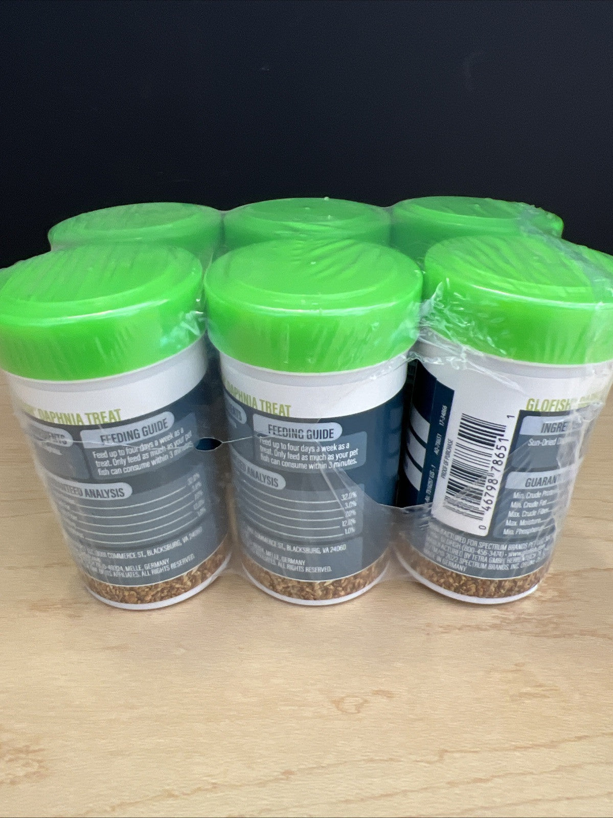 GloFish Daphnia Treat For Fish 0.5 Oz. (Pack Of 6) Exp 09/2026 For All GloFish