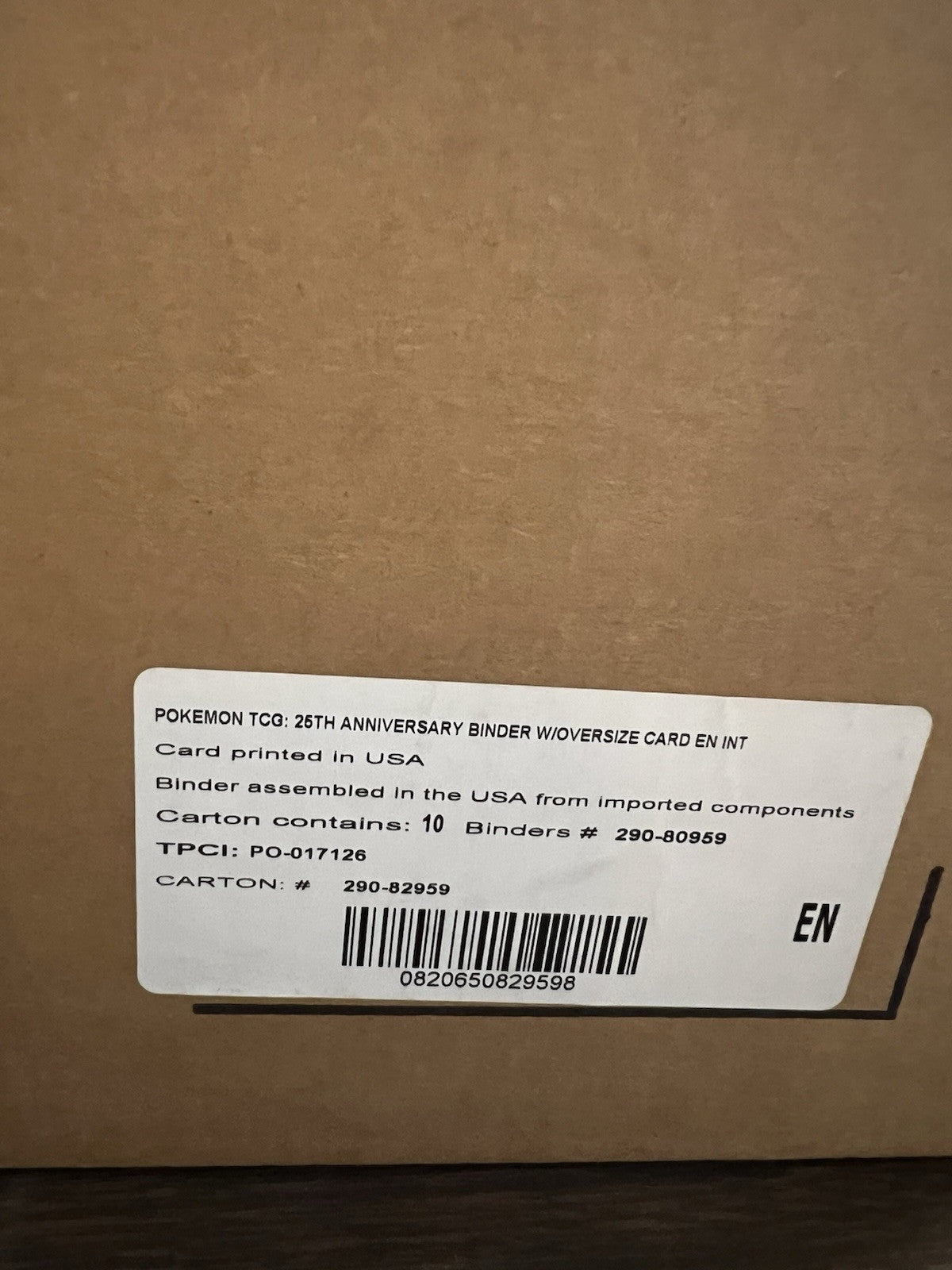 Pokémon Card 25th Anniversary First Partner Binder & Jumbo Pikachu Case (10)