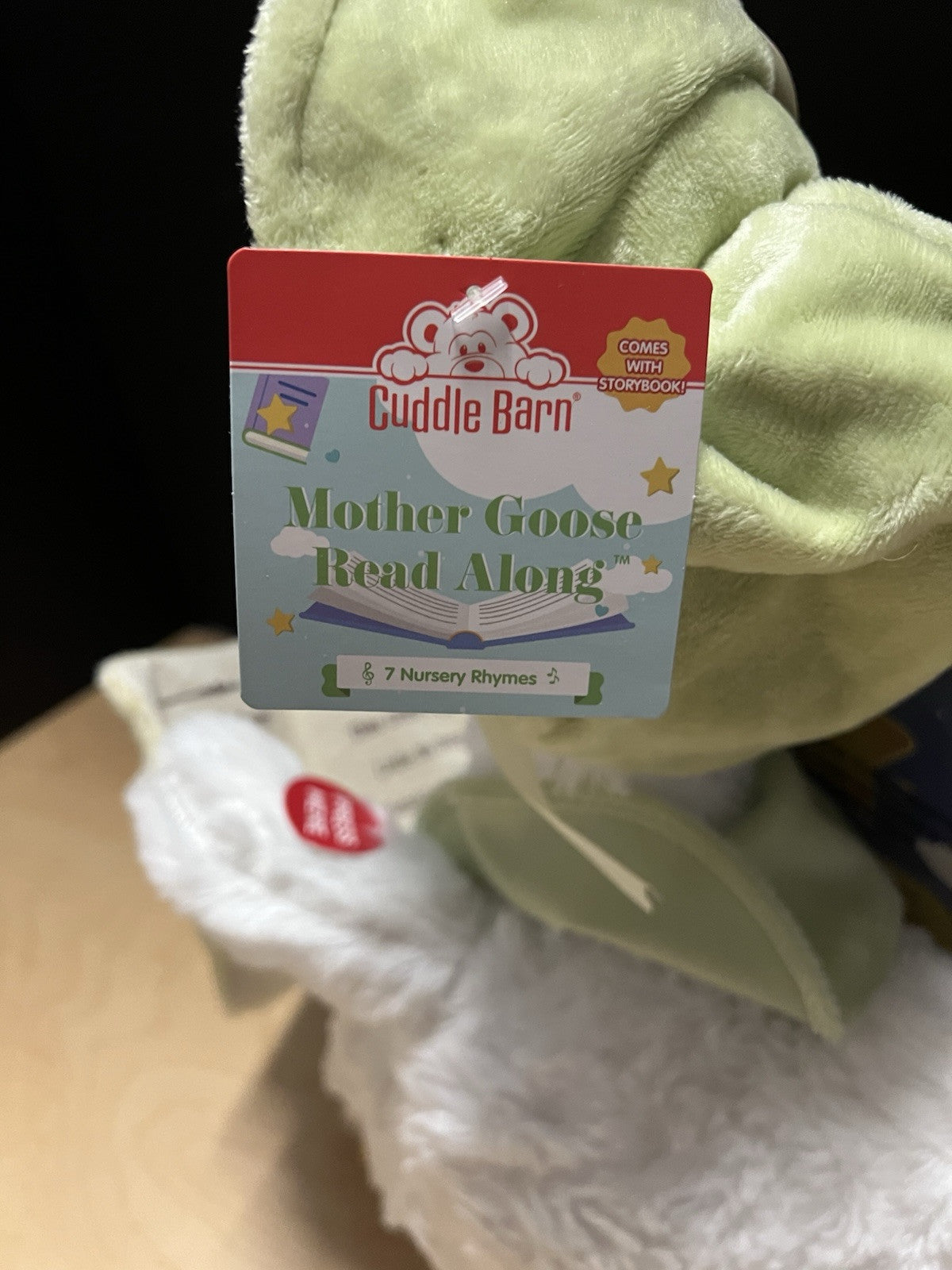 Cuddle Barn Mother Goose Animated Stuffed Animal Reads Nursery Rhymes, 14”+story