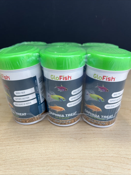 GloFish Daphnia Treat For Fish 0.5 Oz. (Pack Of 6) Exp 09/2026 For All GloFish