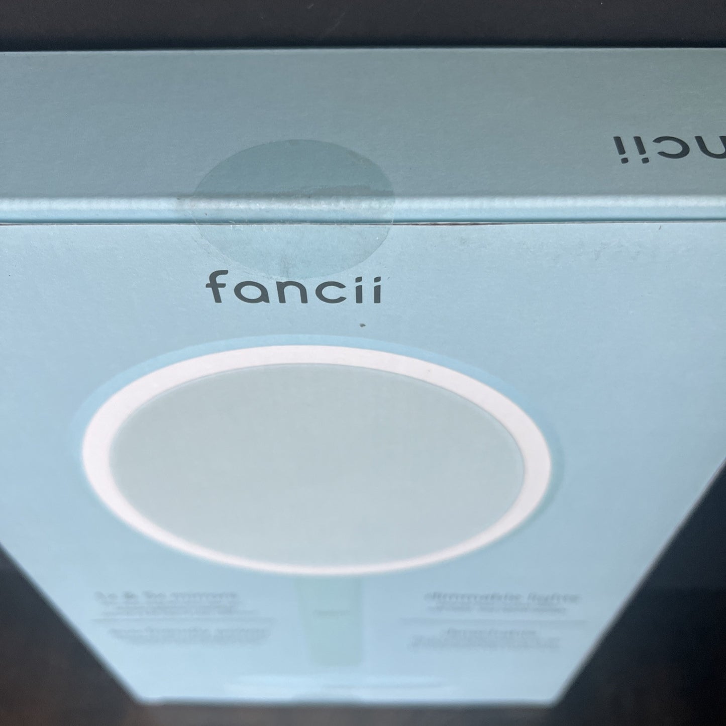 Fancii Cami Vanity / Handheld LED Mirror (New Sealed) Teal