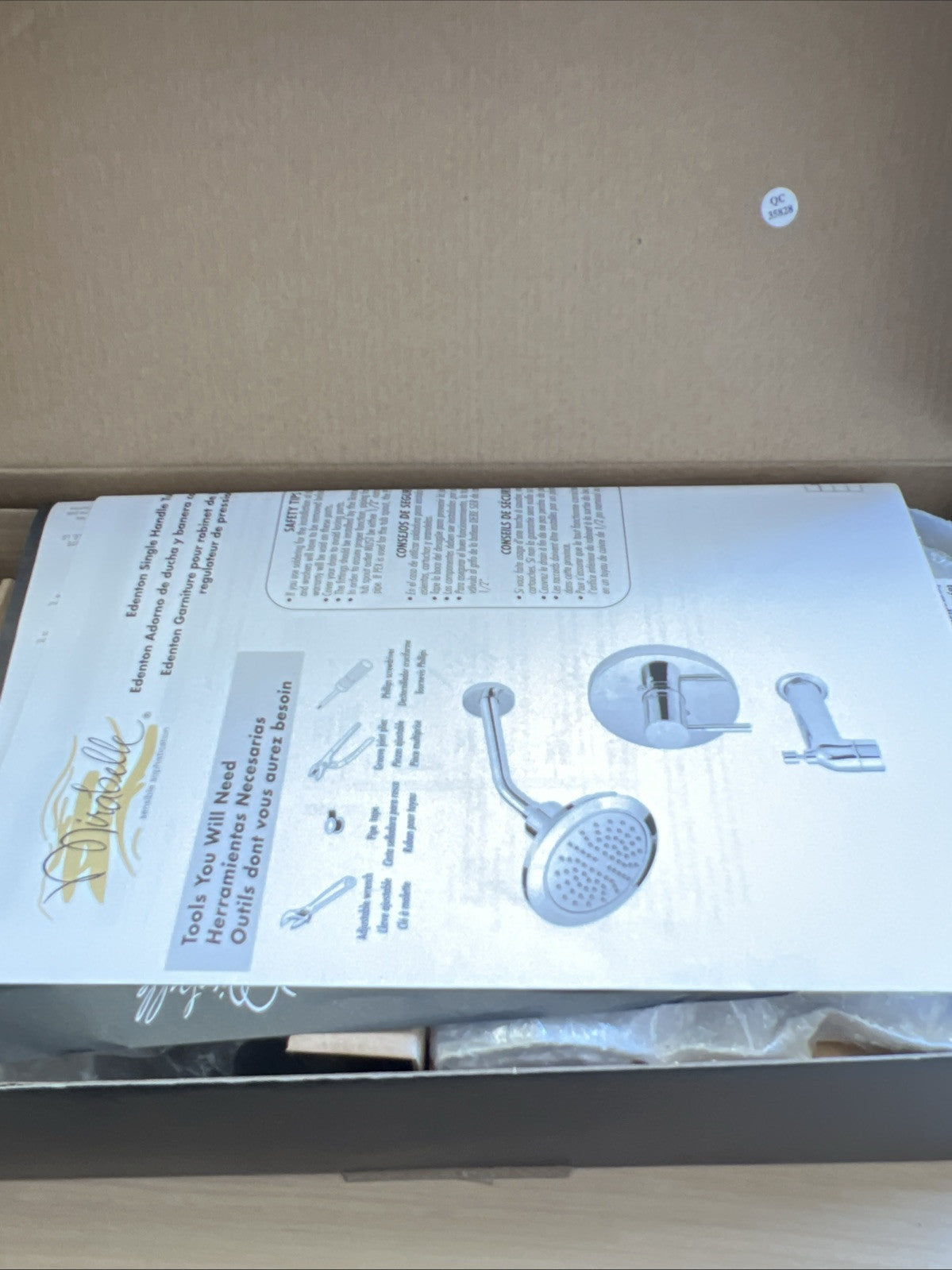 MIRABELLE MIRED8030EBN SINGLE-HANDLE TUB AND SHOWER TRIM KIT