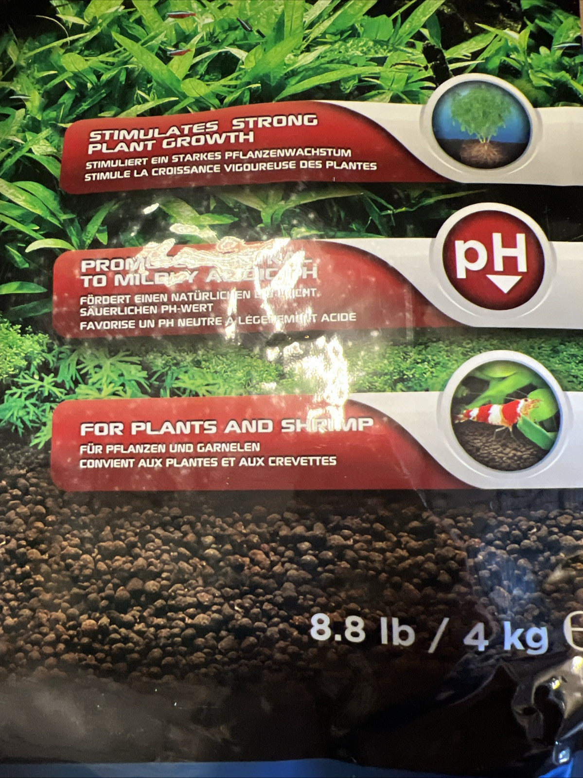 Fluval Plant and Shrimp Stratum, For Fish Tanks, 8.8 lbs.,