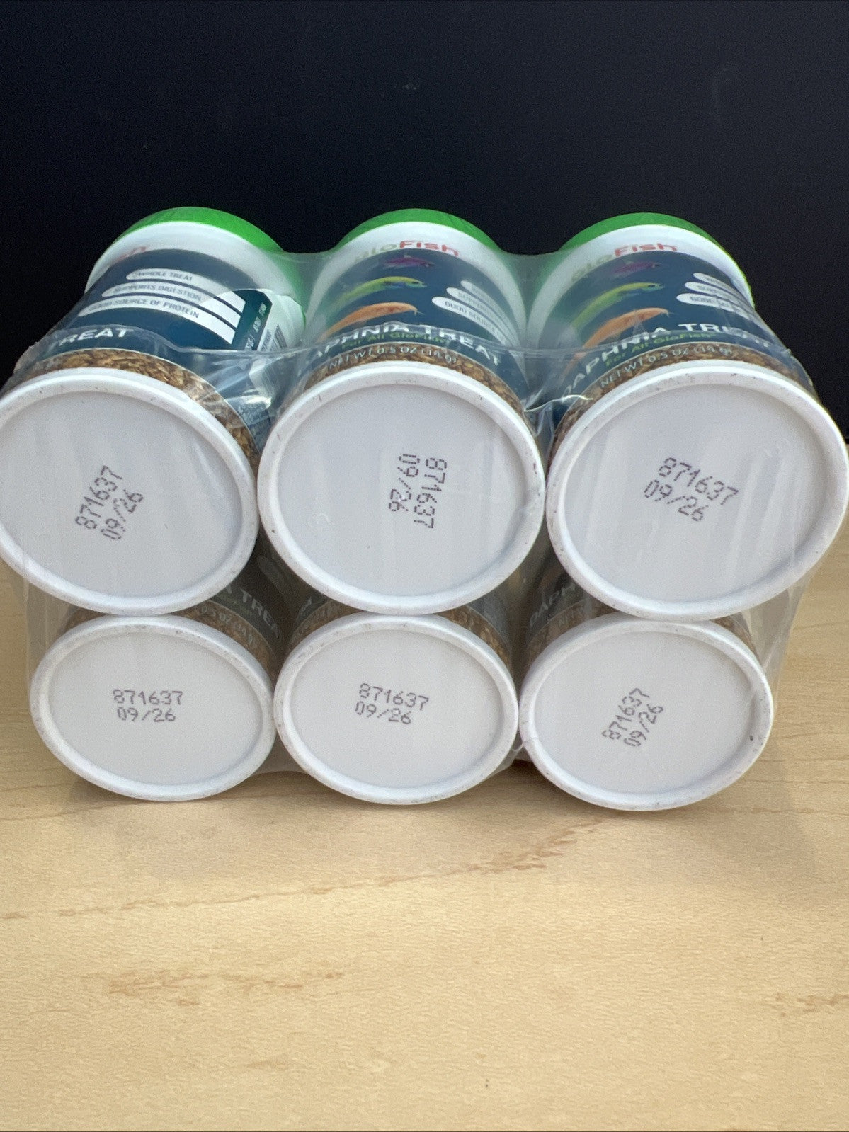 GloFish Daphnia Treat For Fish 0.5 Oz. (Pack Of 6) Exp 09/2026 For All GloFish
