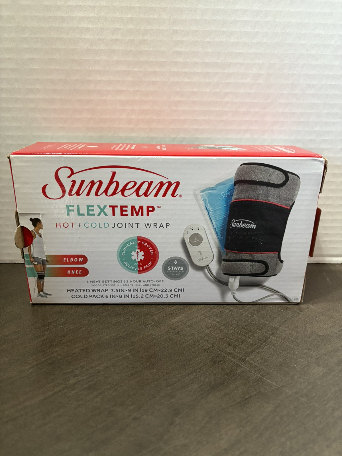 Sunbeam Flextemp Joint Wrap for Pain Relief Hot & Cold 1 Count (pack of 1)