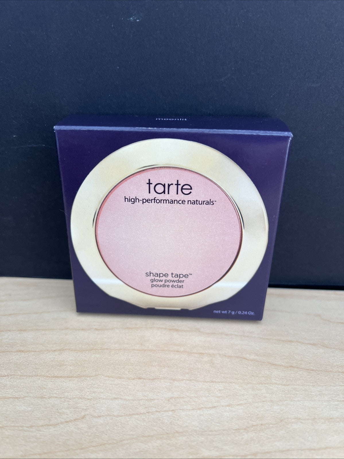 Tarte Shape Tape Glow Powder MOONLIT sheer rosy bronze glow 0.24 oz, Authentic
