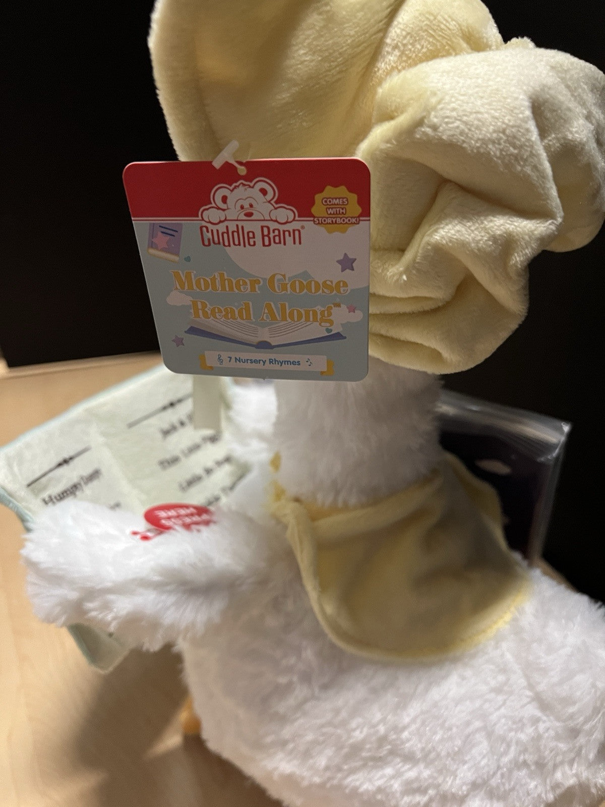 Cuddle Barn Mother Goose Animated Stuffed Animal Reads Nursery Rhymes, 14”+story