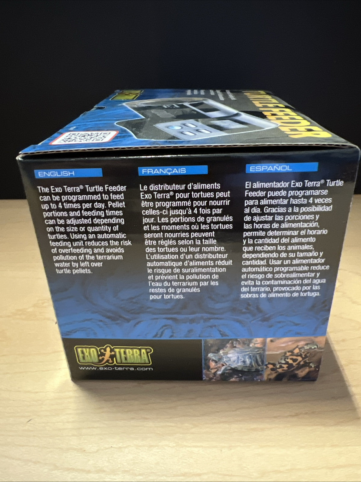 Exo Terra Turtle Feeder Automatic Feeding Unit New
