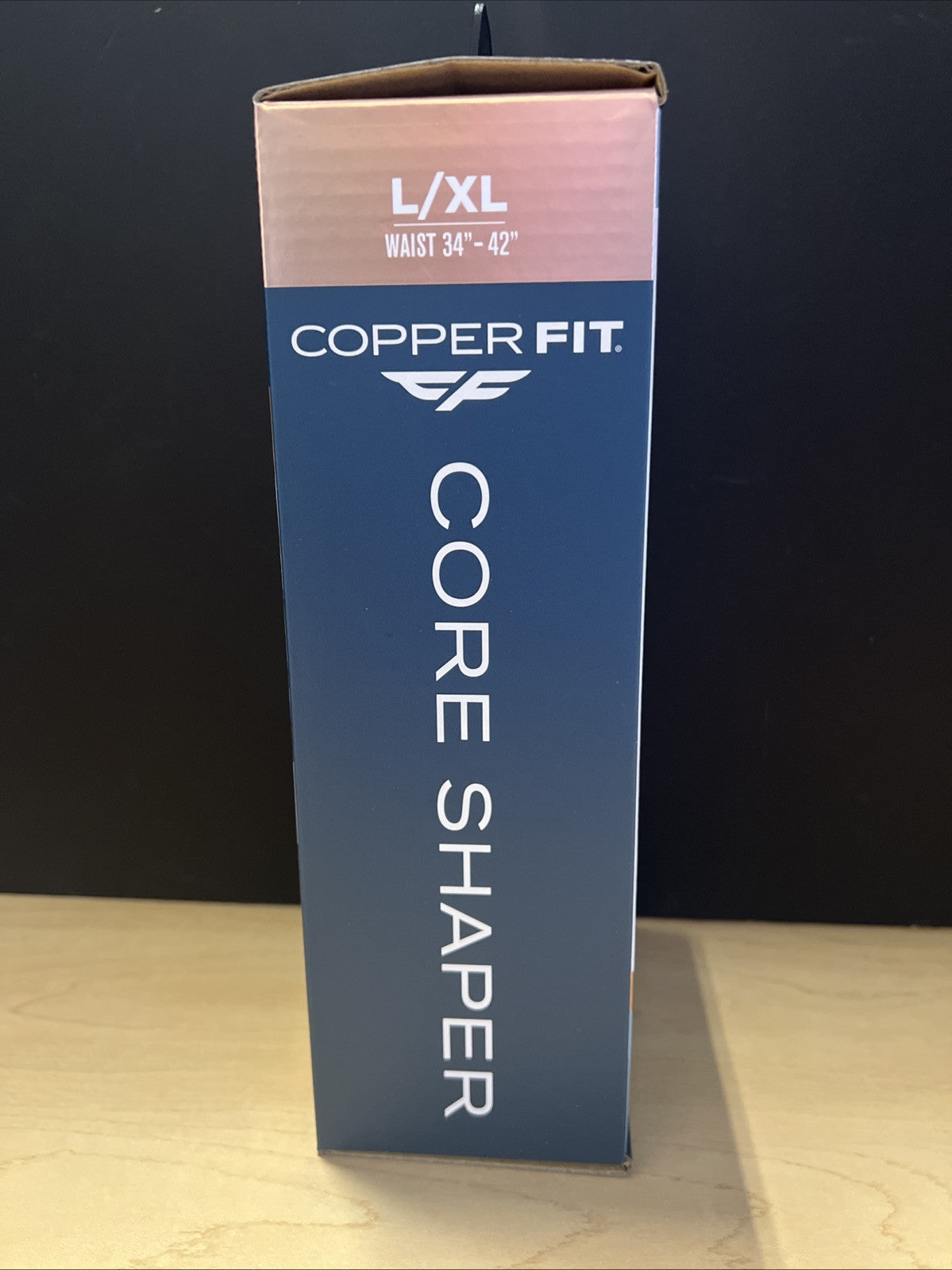Copper Fit Core Shaper Back Support Size L/XL 34”to 42" Charcoal 5422