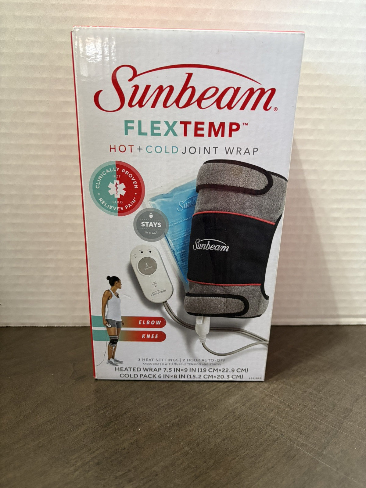 Sunbeam Flextemp Joint Wrap for Pain Relief Hot & Cold 1 Count (pack of 1)