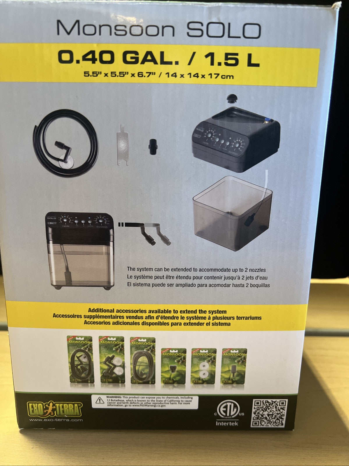 EXO Terra Monsoon Solo Programmable Misting System