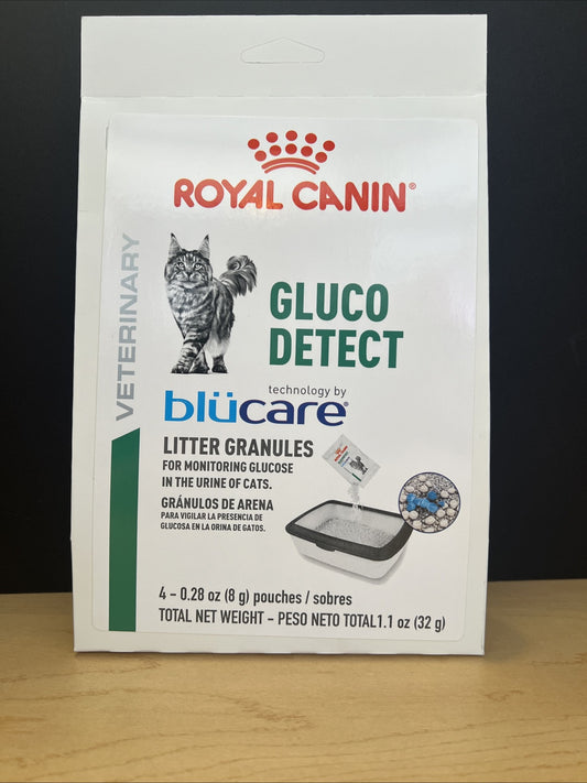 Royal Canin Gluco Detect Litter Granules With Blu Care Technology 4-0.28oz Pouch