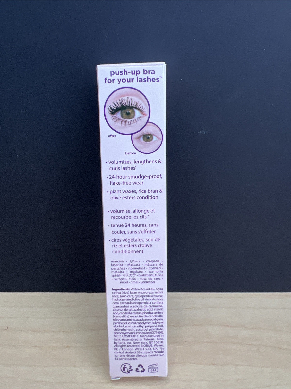 tarte Lights Camera Lashes 4-In-1 Mascara, Black 7ml/0.24fl Oz New in Box
