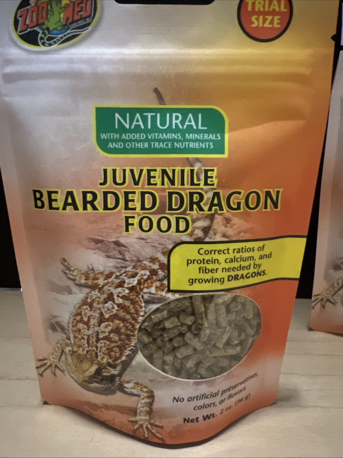 3pk Zoo Med Juvenile Bearded Dragon Food 2oz 02/1/2027