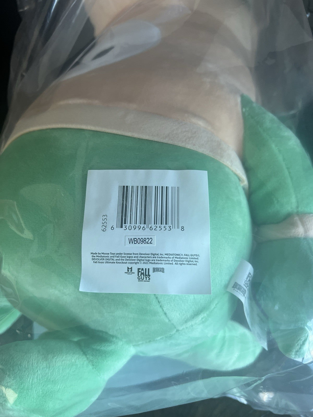 FALL GUYS Offical Ultimate Knockout RAPTOR 18 In Plush Toy Stuffed Animal 