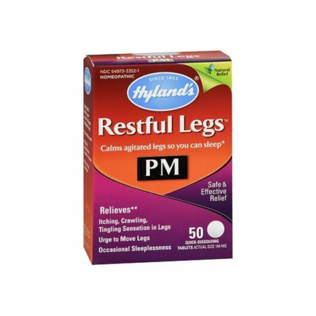 Restful Legs PM, 50 Quick-Dissolving Tablets Exp 07/2026