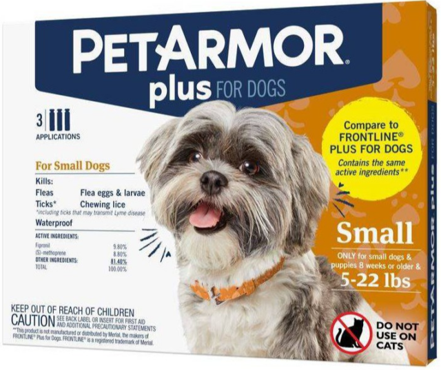 PetArmor PLUS 6 Doses Flea, Tick & Lice Treatment for CATS Cat Over 1.5 LBS 7690